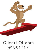 Cougar School Mascot Clipart #1361717 by Mascot Junction