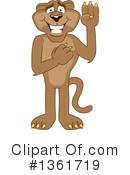 Cougar School Mascot Clipart #1361719 by Mascot Junction