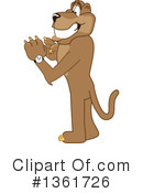 Cougar School Mascot Clipart #1361726 by Mascot Junction