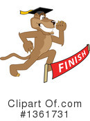 Cougar School Mascot Clipart #1361731 by Mascot Junction