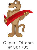 Cougar School Mascot Clipart #1361735 by Mascot Junction