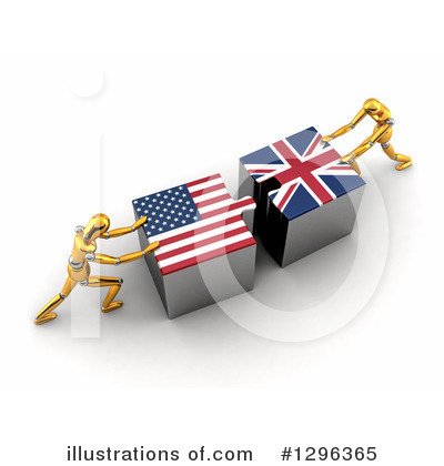 American Flag Clipart #1296365 by stockillustrations