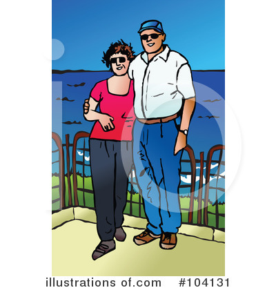 Royalty-Free (RF) Couple Clipart Illustration by Prawny - Stock Sample #104131