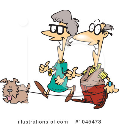Royalty-Free (RF) Couple Clipart Illustration by toonaday - Stock Sample #1045473