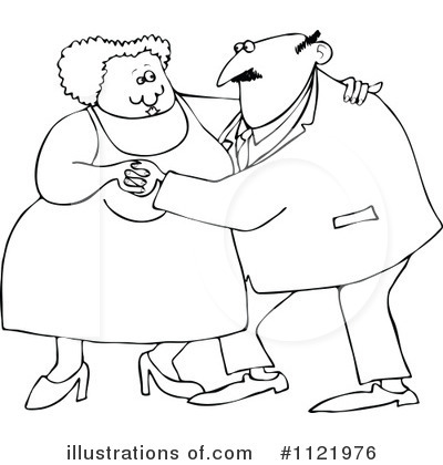 Royalty-Free (RF) Couple Clipart Illustration by djart - Stock Sample #1121976