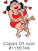 Couple Clipart #1155746 by LaffToon