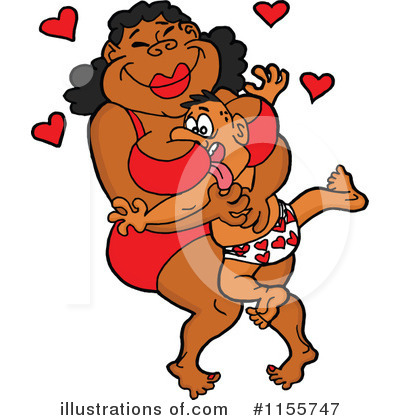 Fat Lady Clipart #1155747 by LaffToon