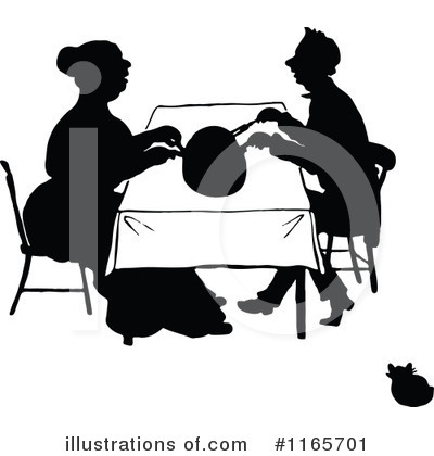 Royalty-Free (RF) Couple Clipart Illustration by Prawny Vintage - Stock Sample #1165701