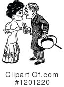 Couple Clipart #1201220 by Prawny Vintage