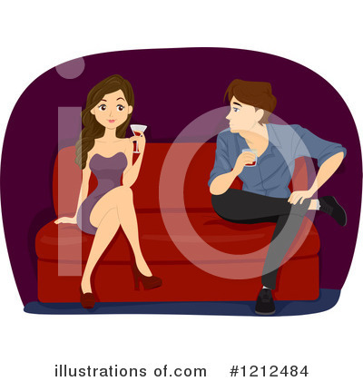 Royalty-Free (RF) Couple Clipart Illustration by BNP Design Studio - Stock Sample #1212484