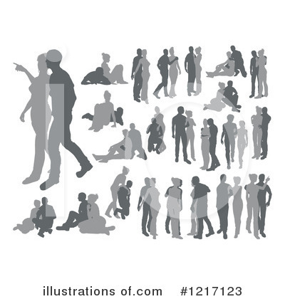 Royalty-Free (RF) Couple Clipart Illustration by AtStockIllustration - Stock Sample #1217123