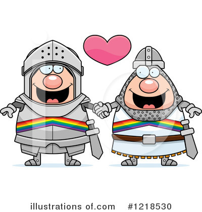 Royalty-Free (RF) Couple Clipart Illustration by Cory Thoman - Stock Sample #1218530