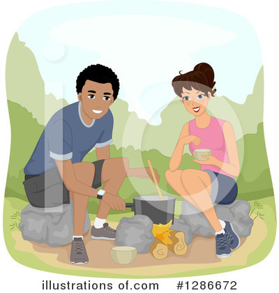 Royalty-Free (RF) Couple Clipart Illustration by BNP Design Studio - Stock Sample #1286672