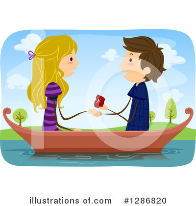 Marriage Proposal Clipart #1286820 by BNP Design Studio
