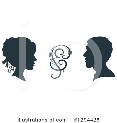 Royalty-Free (RF) Couple Clipart Illustration by Cherie Reve - Stock Sample #1294426