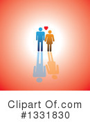 Couple Clipart #1331830 by ColorMagic
