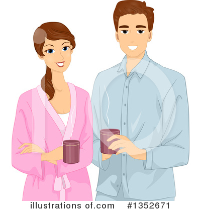 Royalty-Free (RF) Couple Clipart Illustration by BNP Design Studio - Stock Sample #1352671
