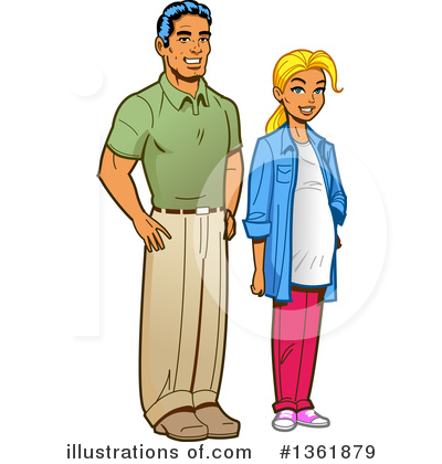 Father Clipart #1361879 by Clip Art Mascots