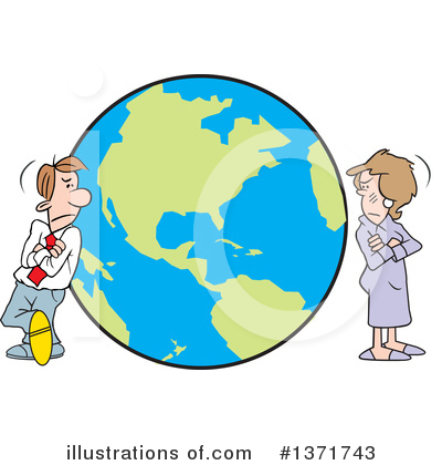 Earth Clipart #1371743 by Johnny Sajem