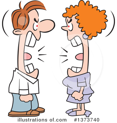 Couple Clipart #1373740 by Johnny Sajem