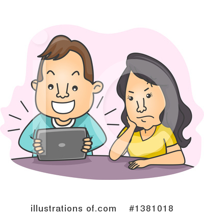 Royalty-Free (RF) Couple Clipart Illustration by BNP Design Studio - Stock Sample #1381018