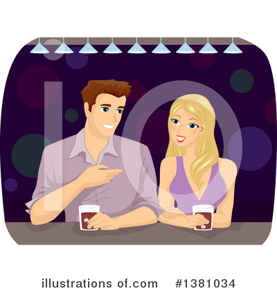 Royalty-Free (RF) Couple Clipart Illustration by BNP Design Studio - Stock Sample #1381034