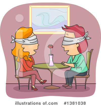 Royalty-Free (RF) Couple Clipart Illustration by BNP Design Studio - Stock Sample #1381038