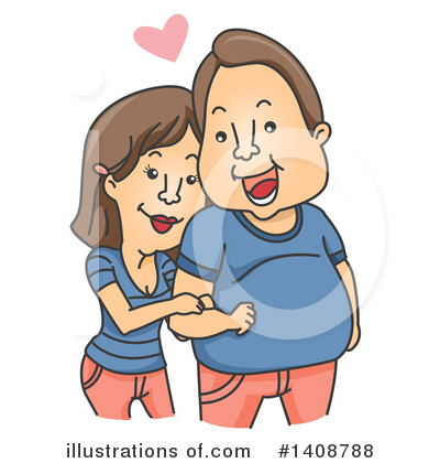 Royalty-Free (RF) Couple Clipart Illustration by BNP Design Studio - Stock Sample #1408788