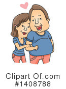 Couple Clipart #1408788 by BNP Design Studio