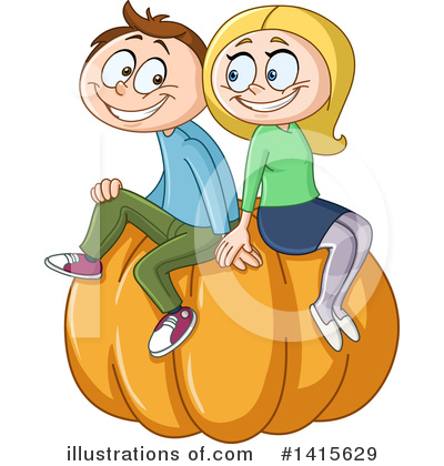 Royalty-Free (RF) Couple Clipart Illustration by yayayoyo - Stock Sample #1415629