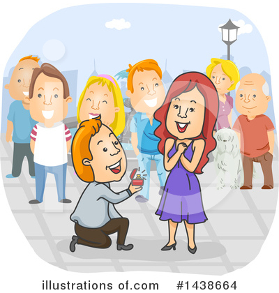 Royalty-Free (RF) Couple Clipart Illustration by BNP Design Studio - Stock Sample #1438664