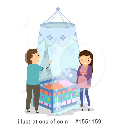 Royalty-Free (RF) Couple Clipart Illustration by BNP Design Studio - Stock Sample #1551159