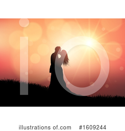 Royalty-Free (RF) Couple Clipart Illustration by KJ Pargeter - Stock Sample #1609244