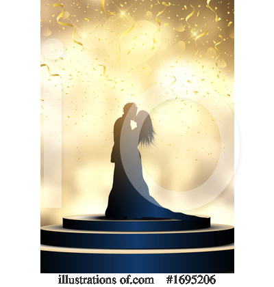 Royalty-Free (RF) Couple Clipart Illustration by KJ Pargeter - Stock Sample #1695206