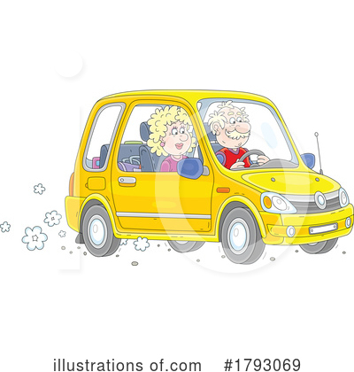 Driving Clipart #1793069 by Alex Bannykh