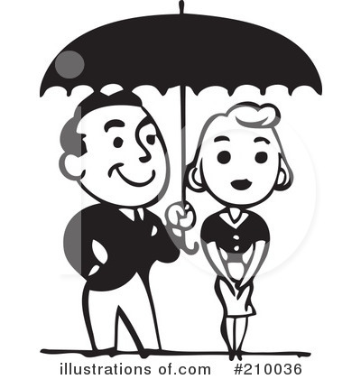 Royalty-Free (RF) Couple Clipart Illustration by BestVector - Stock Sample #210036