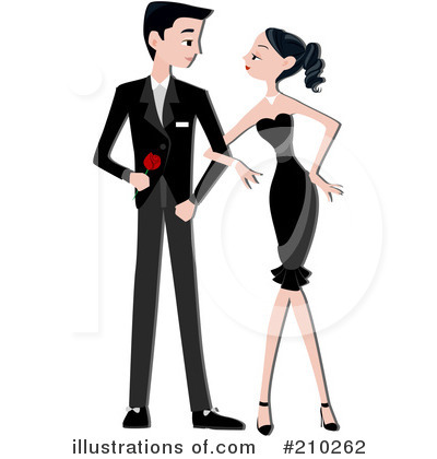 Royalty-Free (RF) Couple Clipart Illustration by BNP Design Studio - Stock Sample #210262