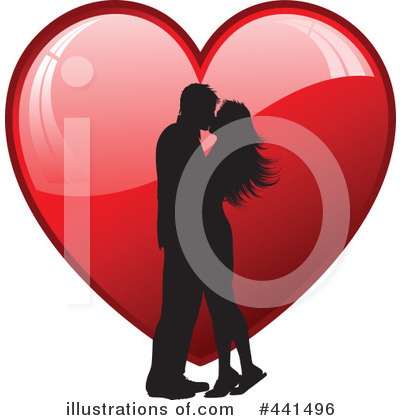 Royalty-Free (RF) Couple Clipart Illustration by KJ Pargeter - Stock Sample #441496