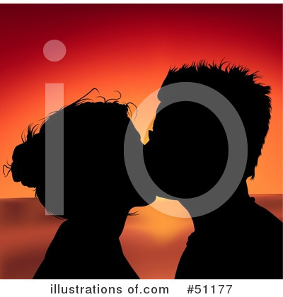Royalty-Free (RF) Couple Clipart Illustration by dero - Stock Sample #51177