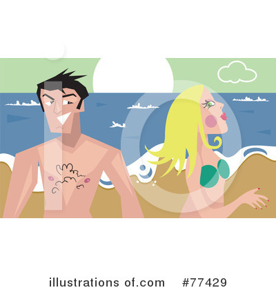 Royalty-Free (RF) Couple Clipart Illustration by Prawny - Stock Sample #77429