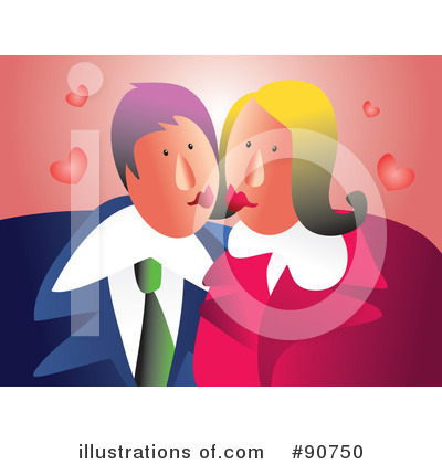 Royalty-Free (RF) Couple Clipart Illustration by Prawny - Stock Sample #90750
