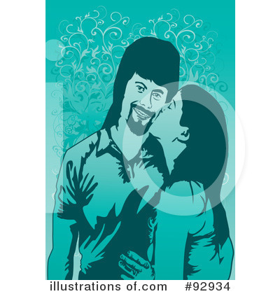 Royalty-Free (RF) Couple Clipart Illustration by mayawizard101 - Stock Sample #92934