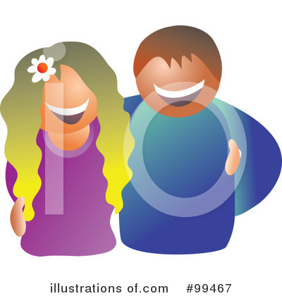 Royalty-Free (RF) Couple Clipart Illustration by Prawny - Stock Sample #99467