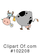 Cow Clipart #102208 by Hit Toon
