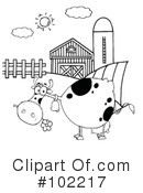 Cow Clipart #102217 by Hit Toon