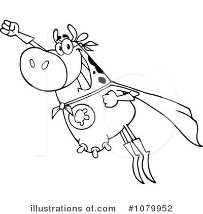 Royalty-Free (RF) Cow Clipart Illustration by Hit Toon - Stock Sample #1079952