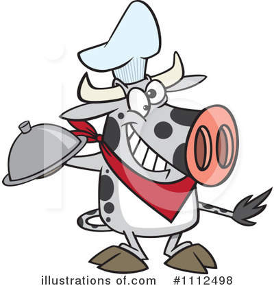 Cows Clipart #1112498 by toonaday