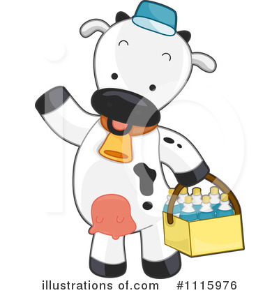 Royalty-Free (RF) Cow Clipart Illustration by BNP Design Studio - Stock Sample #1115976