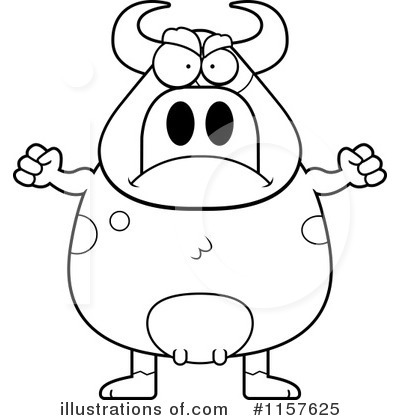Royalty-Free (RF) Cow Clipart Illustration by Cory Thoman - Stock Sample #1157625