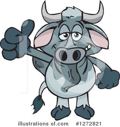 Cow Clipart #1272821 by Dennis Holmes Designs